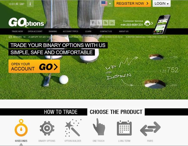 Reputable broker with 30 second binary options.