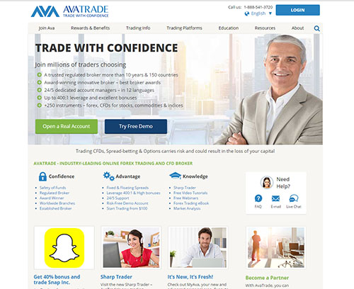 avatrade-welcome page