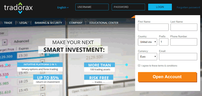 The Tradorax Homepage